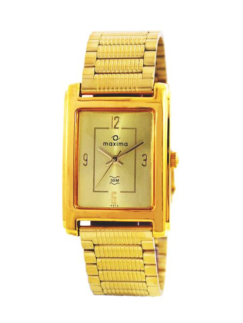maxima gold dial watch for men - 19473cpgy - 13707785 - Very Small Image - 1
