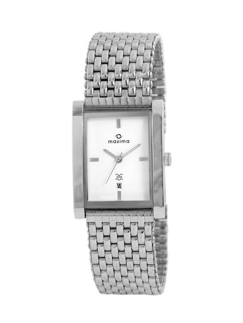 maxima white dial watch for men - 42810cmgi - 13707828 - Very Small Image - 1