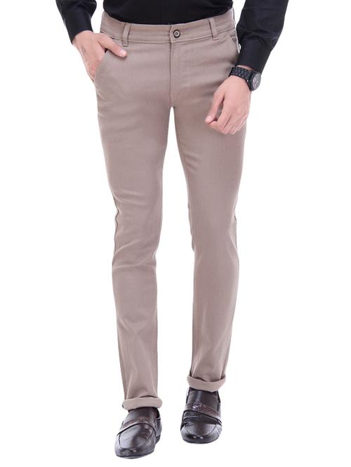 brown cotton chinos casual trouser - 13714240 - Very Small Image - 1