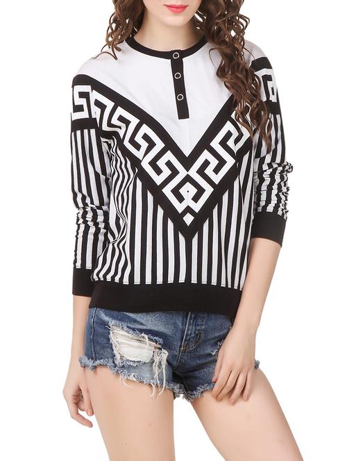 greek key striped button detail top - 13714635 - Very Small Image - 1