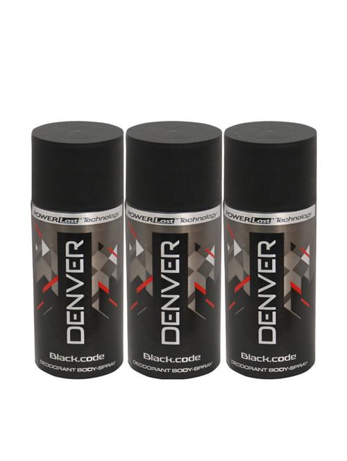 denver black code pack of 3 deo - 13716042 - Very Small Image - 1