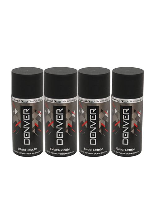 denver black code pack of 4 deo - 13716043 - Very Small Image - 1