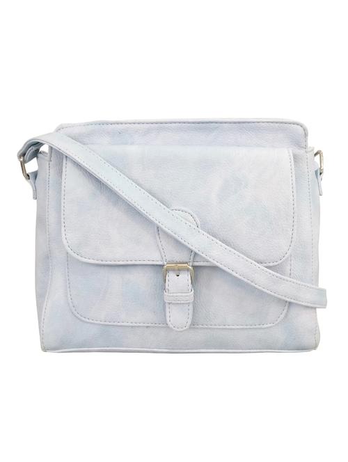 blue leatherette regular sling bag - 13717470 - Very Small Image - 1