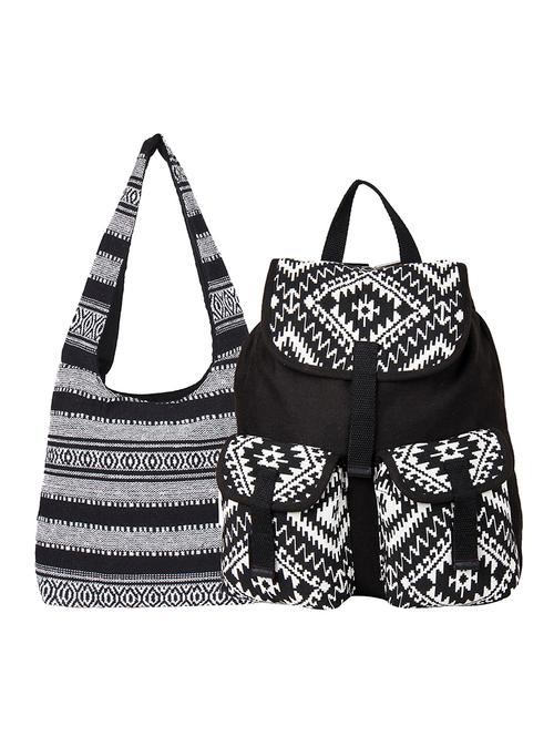 black canvas regular backpack - 13719247 - Very Small Image - 1