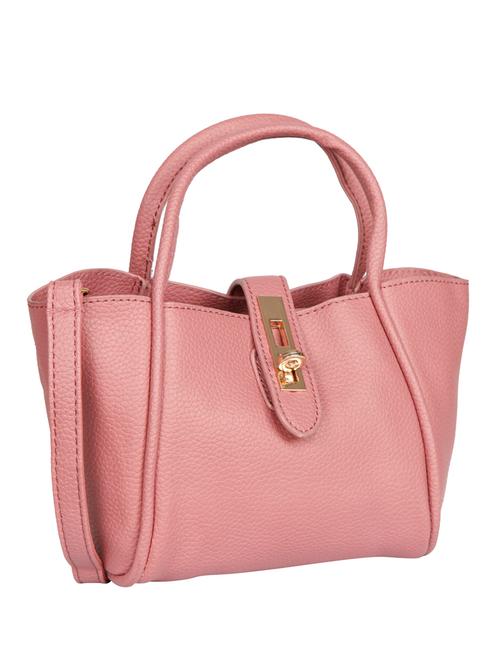 pink leatherette regular sling bag - 13720220 - Very Small Image - 1