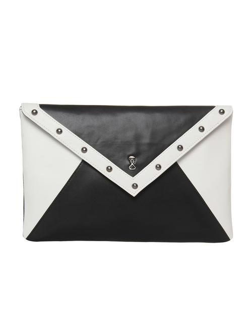 black leatherette regular clutch - 13720721 - Very Small Image - 1