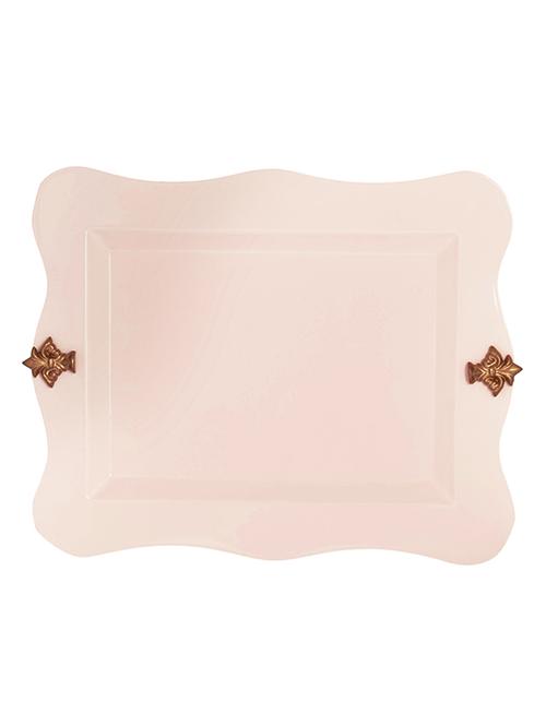 elan powder pink metal serving platter - 13720736 - Very Small Image - 1