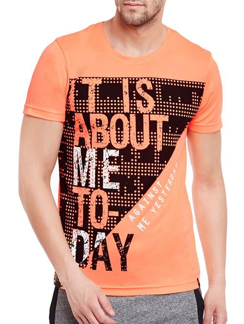 orange polyester t-shirt - 13722002 - Very Small Image - 1