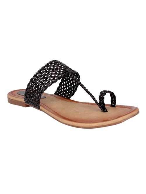 black one toe sandal - 13724873 - Very Small Image - 1