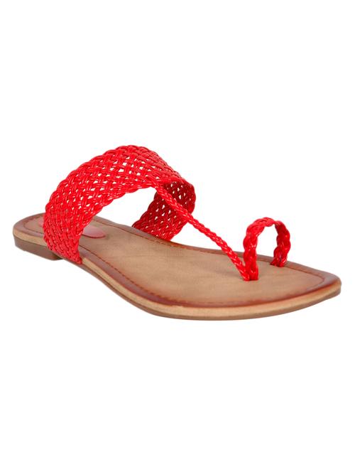 red one toe sandal - 13724874 - Very Small Image - 1