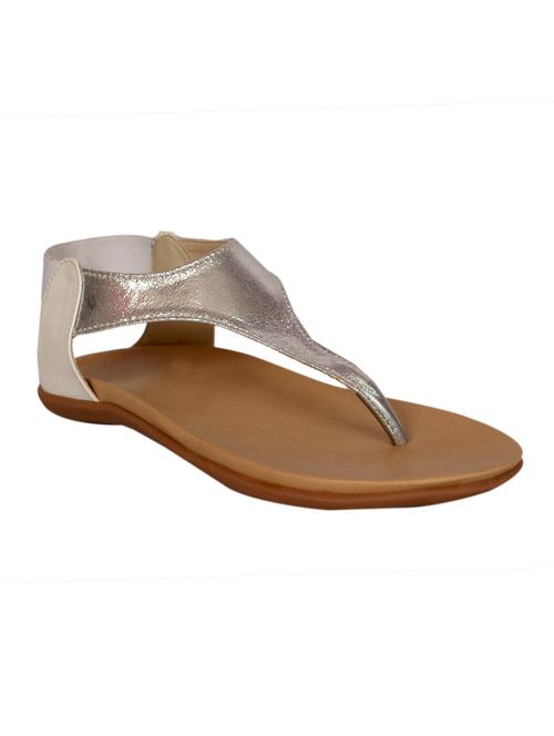 silver back strap sandal - 13724878 - Very Small Image - 1
