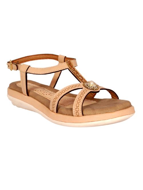 beige ankle strap sandal - 13724881 - Very Small Image - 1