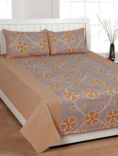 tanishka fabs poly-cotton double bedsheet - 13725072 - Very Small Image - 1