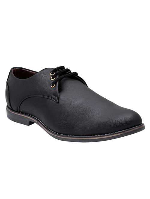 black leather lace-up derby - 13725346 - Very Small Image - 1
