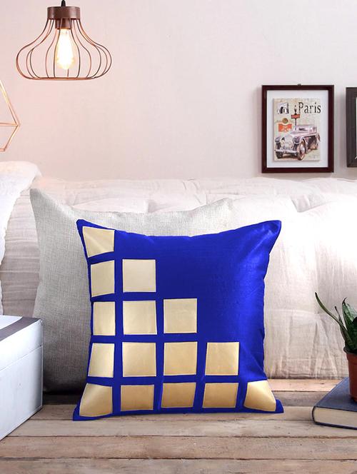 blue velvet cushion cover set of 5 - 13727180 - Very Small Image - 1