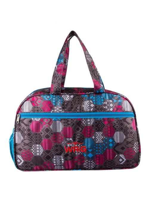 pink canvas duffel handbag - 13728751 - Very Small Image - 1