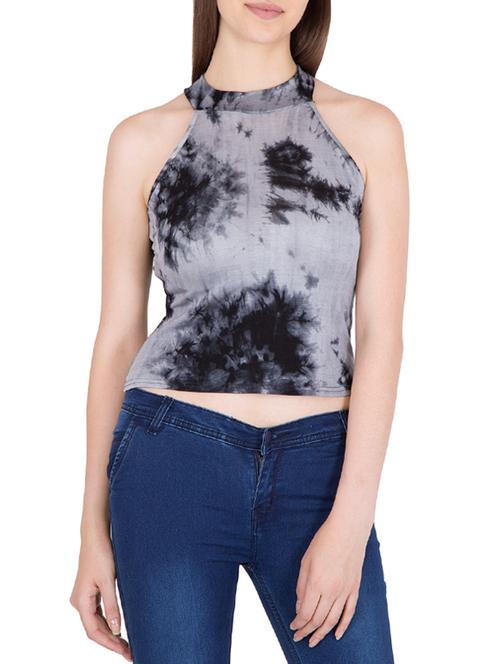 grey lycra regular top - 13730849 - Very Small Image - 1