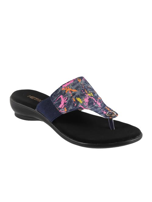 blue open thong sandal - 13731428 - Very Small Image - 1
