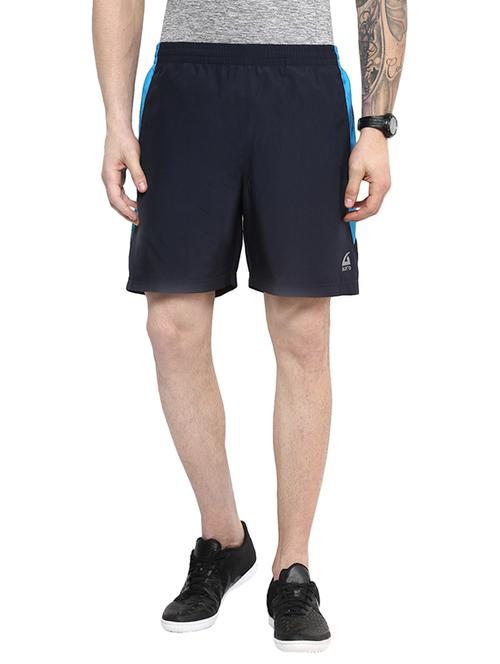 navy blue polyester short - 13732208 - Very Small Image - 1