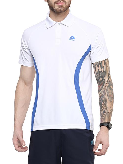 white polyester tshirt - 13732219 - Very Small Image - 1