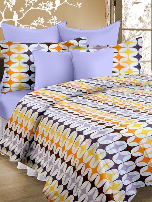 cortina double bedsheet with tow pillow cover - 13732485 - Very Small Image - 1