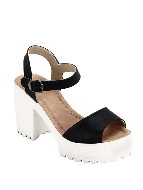 black ankle strap sandal - 13732541 - Very Small Image - 1