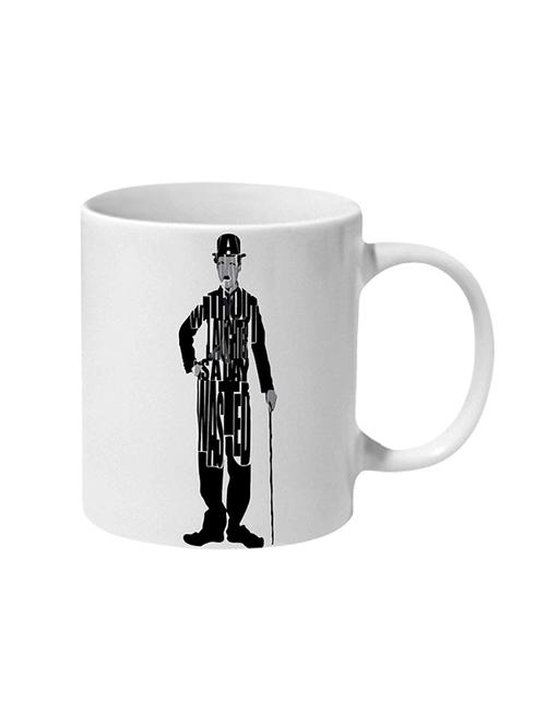 mooch wale charlie chaplin a day without laughter is a day wasted ceramic mug - 13738058 - Very Small Image - 1