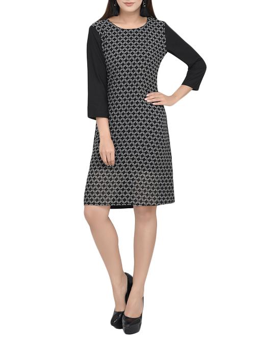 geometric a-line dress - 13741133 - Very Small Image - 1