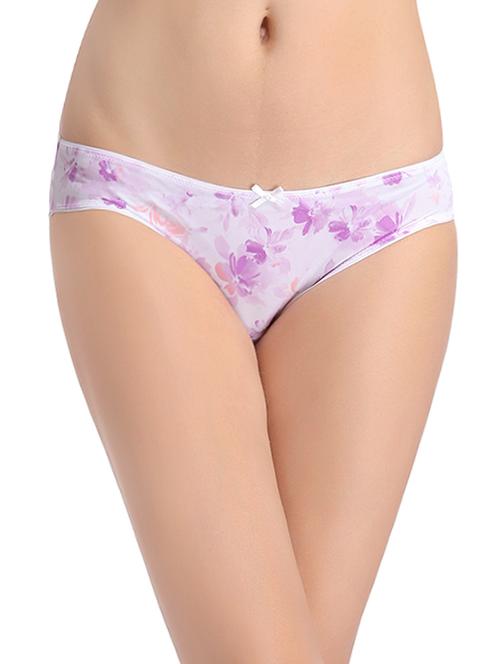 purple nylon bikini panty - 13741586 - Very Small Image - 1