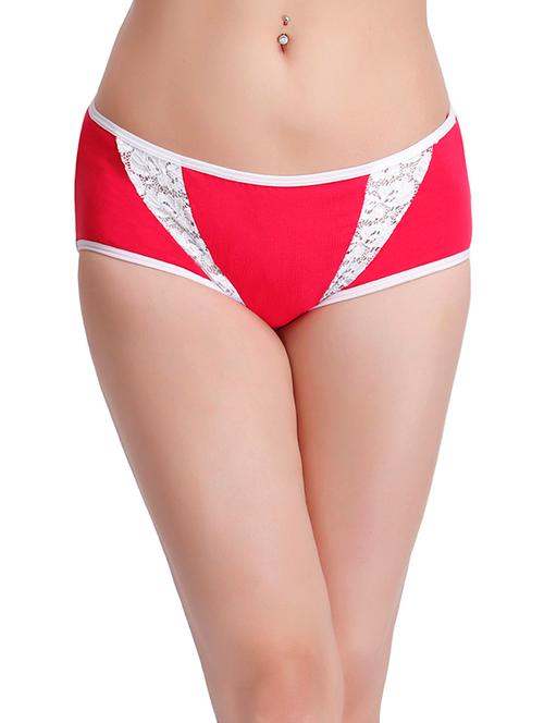 pink cotton hipster panty - 13741628 - Very Small Image - 1
