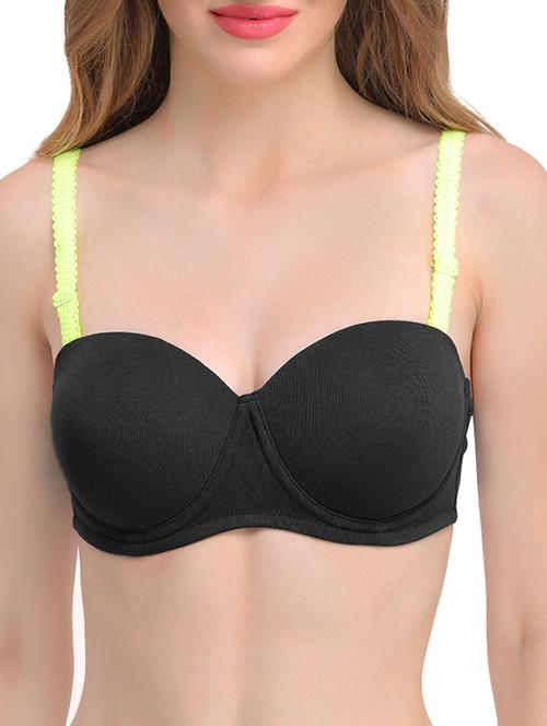 lime green nylon bra straps - 13742645 - Very Small Image - 1