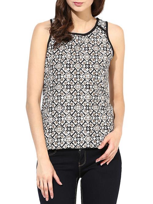 round neck printed top - 13743073 - Very Small Image - 1