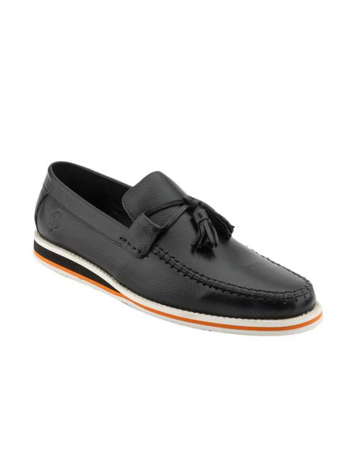 black leather slip on loafers - 13743983 - Very Small Image - 1