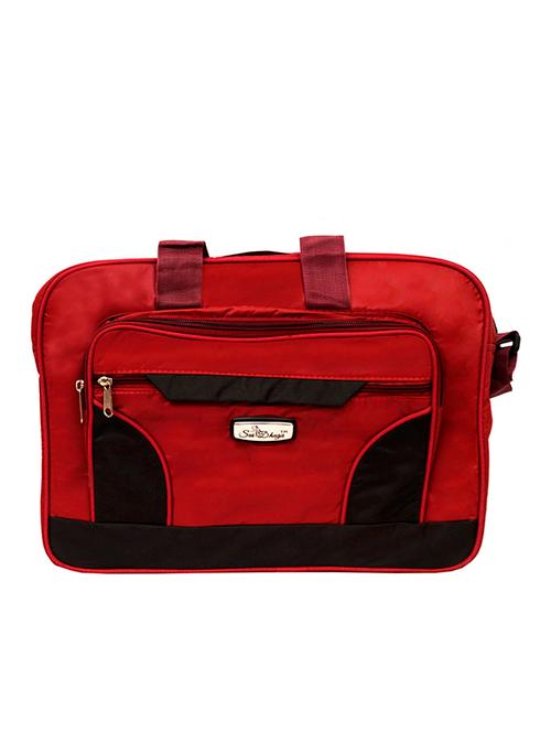 red polyester luggage bag - 13744593 - Very Small Image - 1