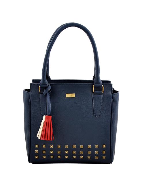 blue leatherette regular handbag - 13747297 - Very Small Image - 1