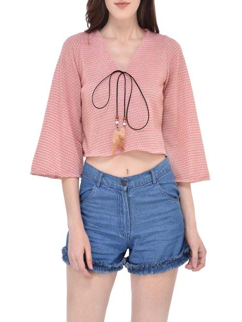 pink rayon top - 13747540 - Very Small Image - 1