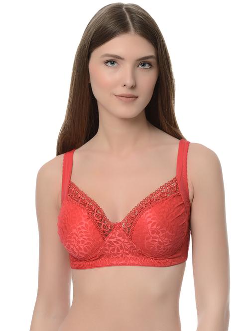 floral patch lace detail bra - 13752933 - Very Small Image - 1
