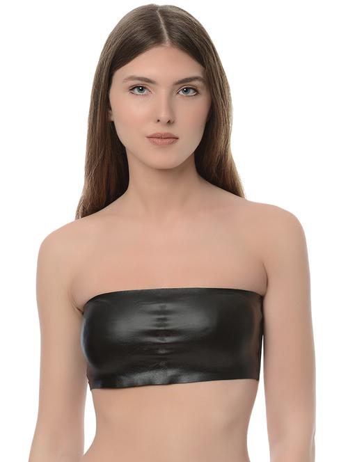 black solid tube bra - 13752938 - Very Small Image - 1