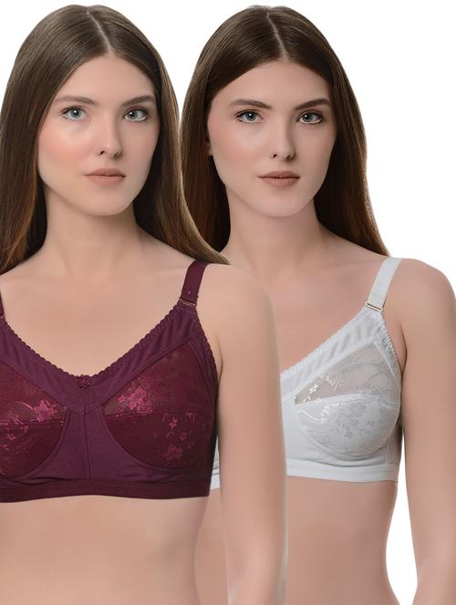 set of 2 multi colored nylon bras - 13752940 - Very Small Image - 1