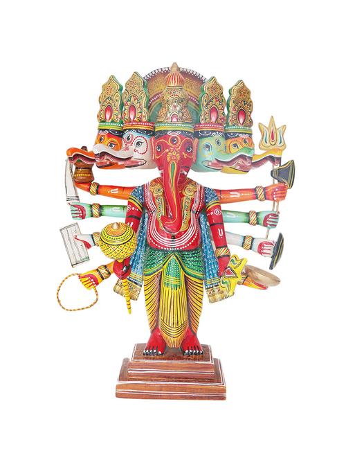 direct create ganesh panch mukhi murti - 13757105 - Very Small Image - 1