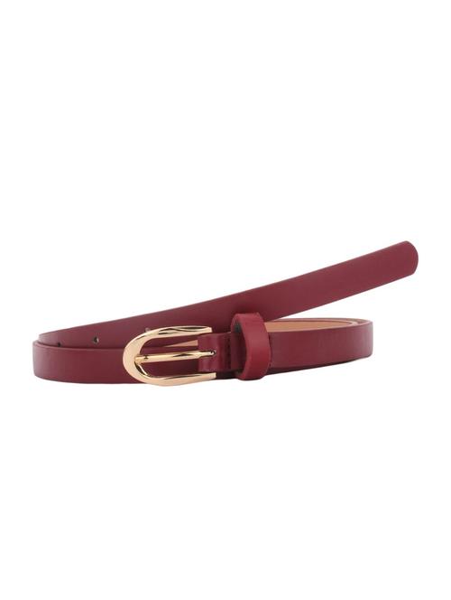 red leatherette (pu belt - 13757209 - Very Small Image - 1