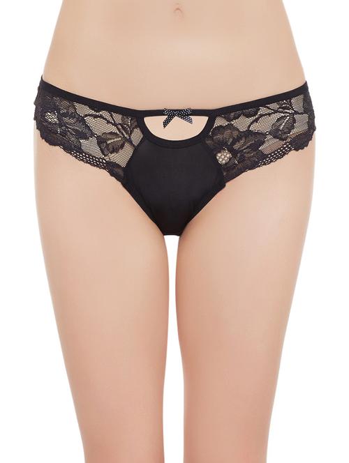 black nylon bikini panty - 13759053 - Very Small Image - 1