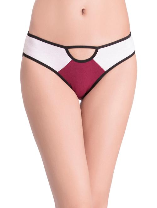pink cotton bikini panty - 13759084 - Very Small Image - 1