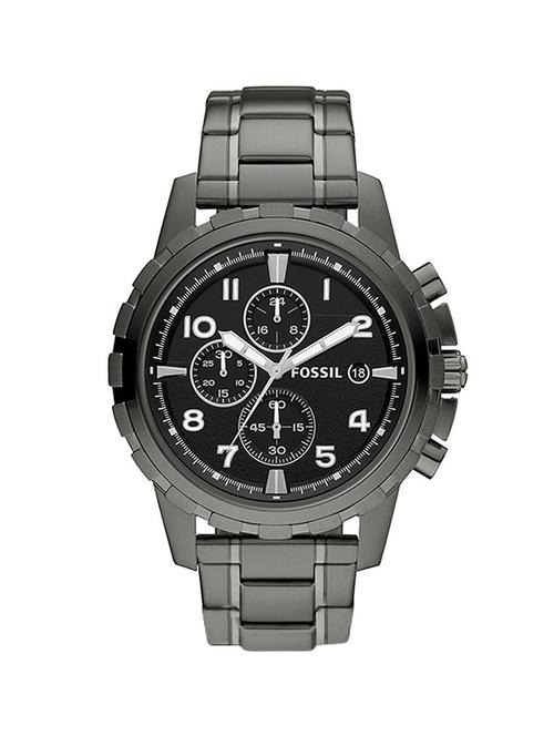 fossil black dial watch for men - fs4721 - 13759571 - Very Small Image - 1