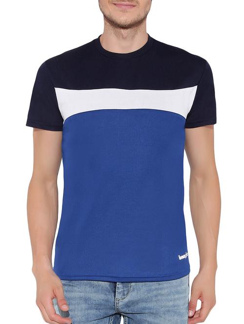color block cotton t-shirt - 13763786 - Very Small Image - 1