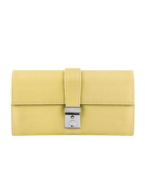 yellow leatherette regular clutch - 13764076 - Very Small Image - 1