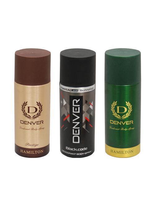 denver black code , prestige & hamilton deo for men - 13764337 - Very Small Image - 1