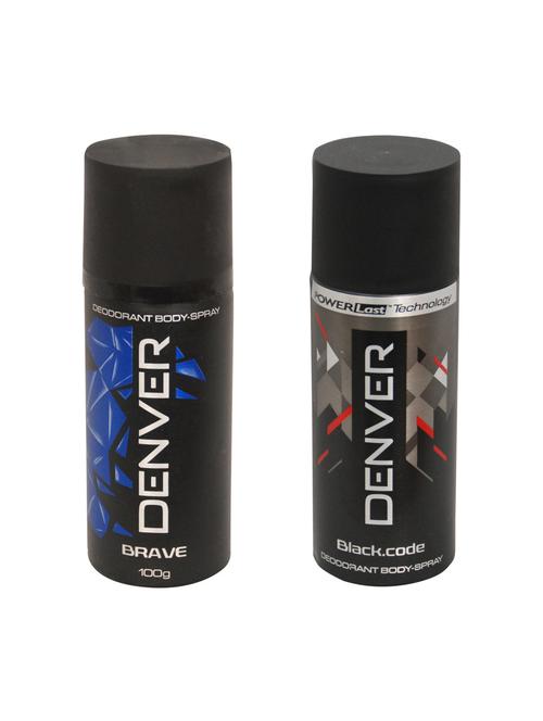 denver black code & brave deo for men - 13764340 - Very Small Image - 1