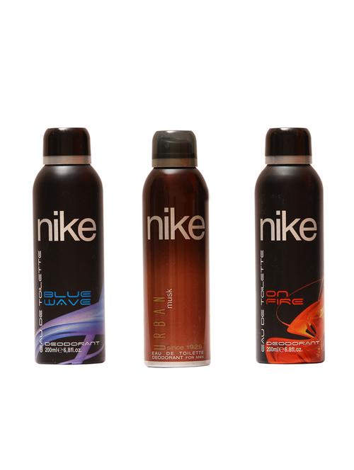 nike blue wave , urban musk & on fire men deo for men-women - 13764381 - Very Small Image - 1