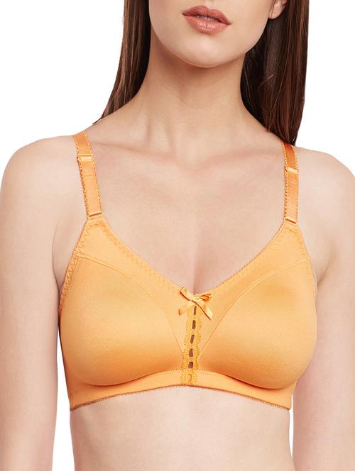 bow patch solid bra - 13764881 - Very Small Image - 1